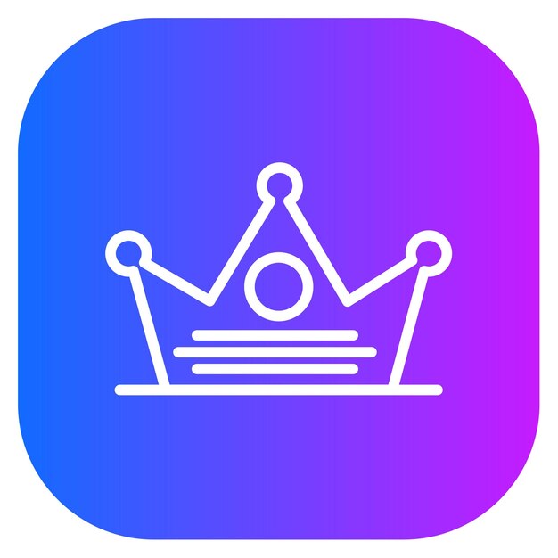 Ilustración del vector de la corona