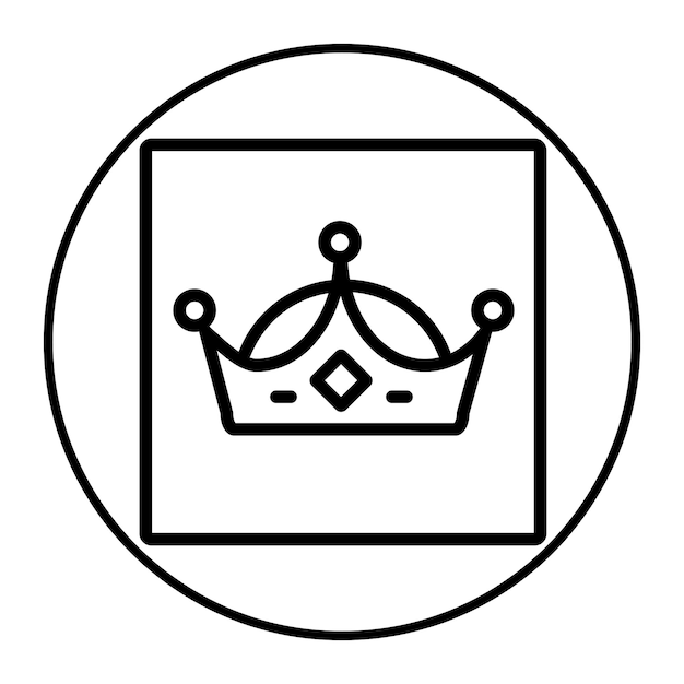 Ilustración del vector de la corona