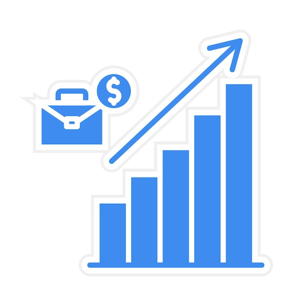 Ilustración del vector de crecimiento empresarial