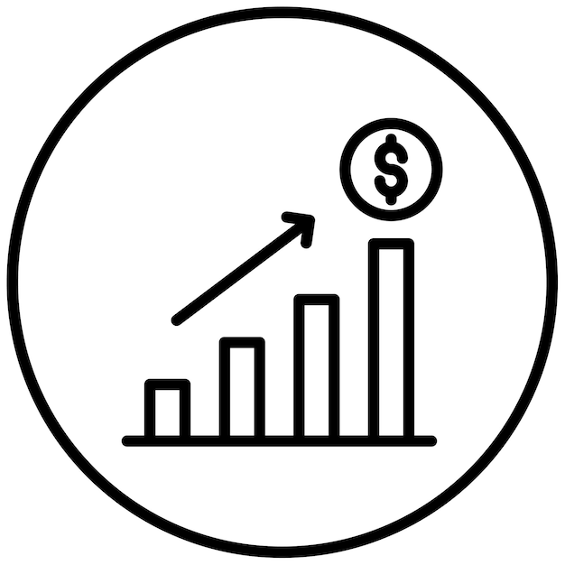 Ilustración del vector de crecimiento empresarial