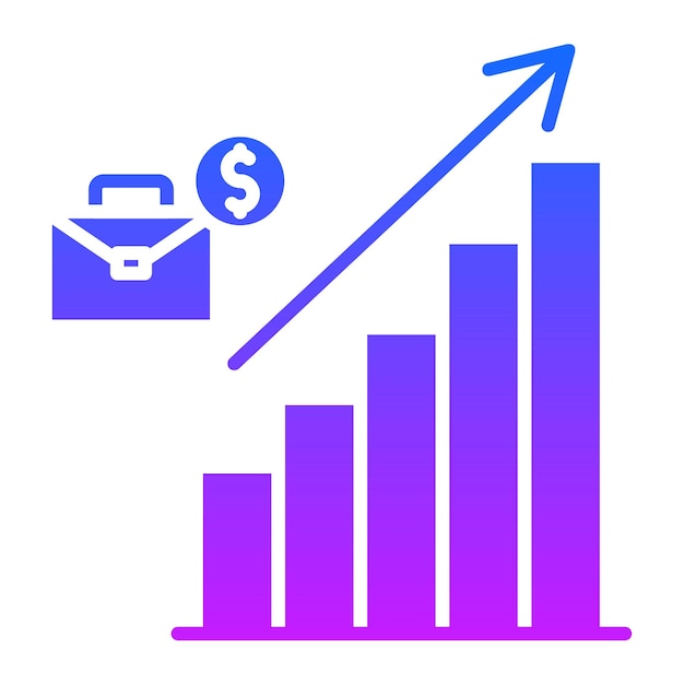 Ilustración del vector de crecimiento empresarial
