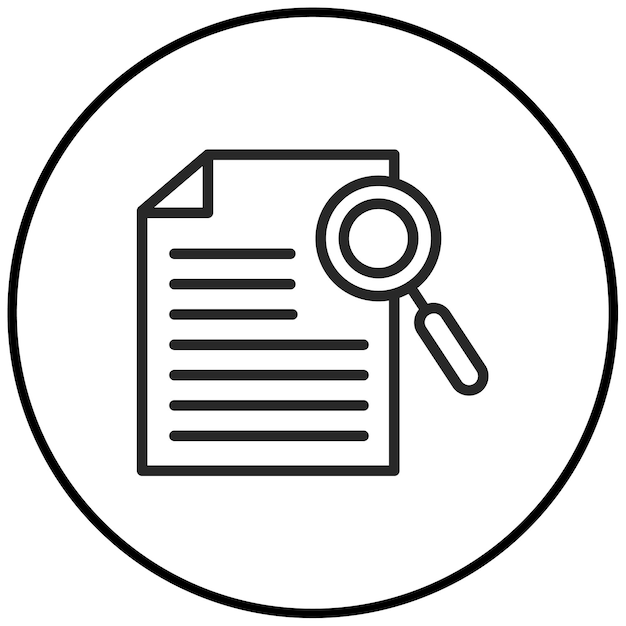 Ilustración del vector del crimen en el archivo