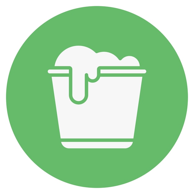 Ilustración del vector del cubo de agua