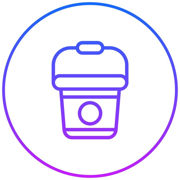 Ilustración del vector del cubo de agua