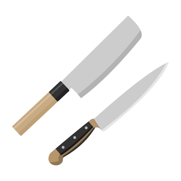 Ilustración de vector de cuchillo de cocina