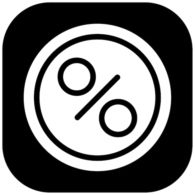 Ilustración del vector de descuento