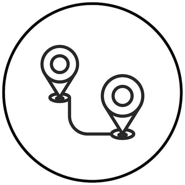 Ilustración del vector de destino