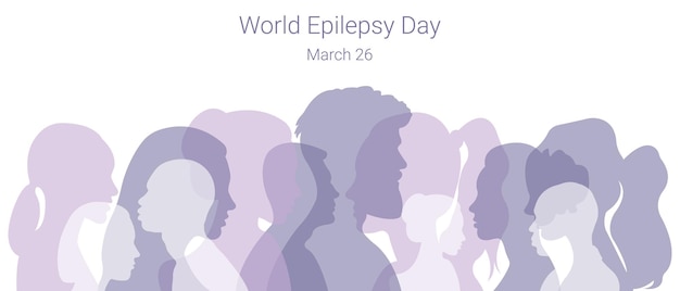 Ilustración del Vector del día de la epilepsia