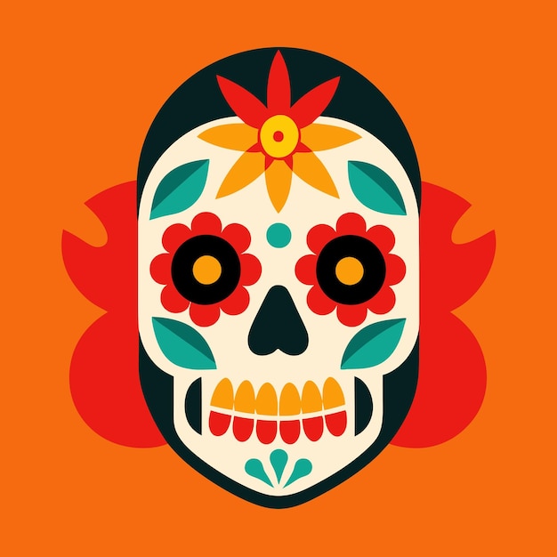 Ilustración de vector de día de muertos