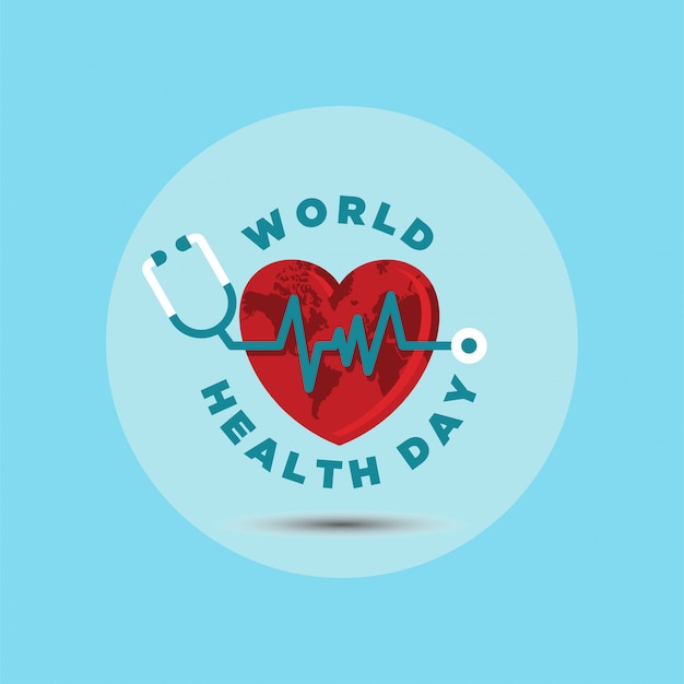 Ilustración de vector de día mundial de la salud