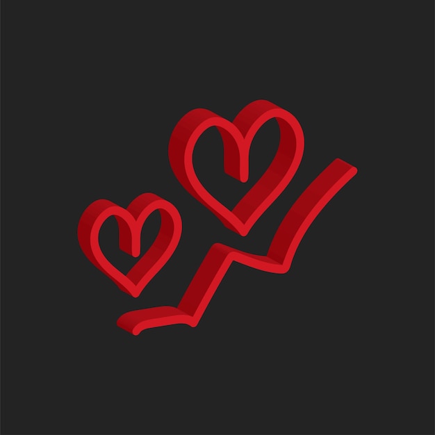 Ilustración de vector de día de San Valentín