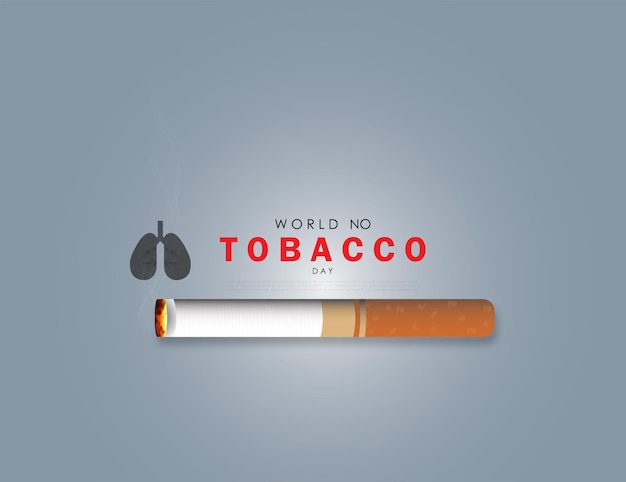 Vector sin ilustración de vector de día de tabaco