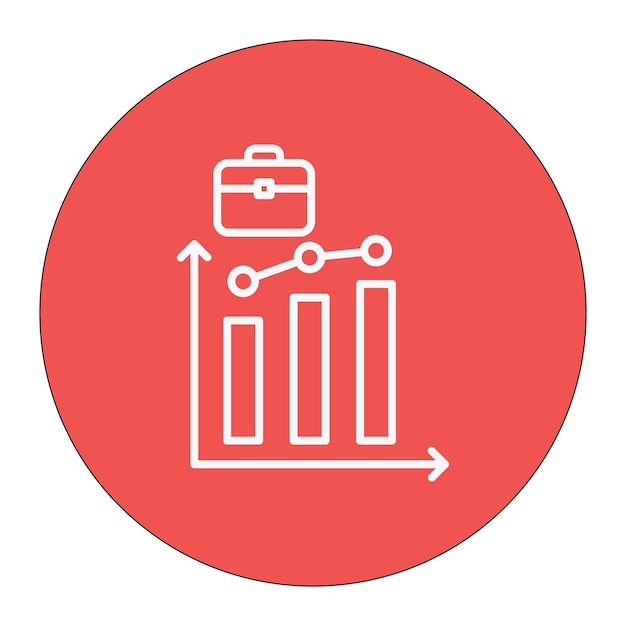 Ilustración del vector del diagrama de crecimiento