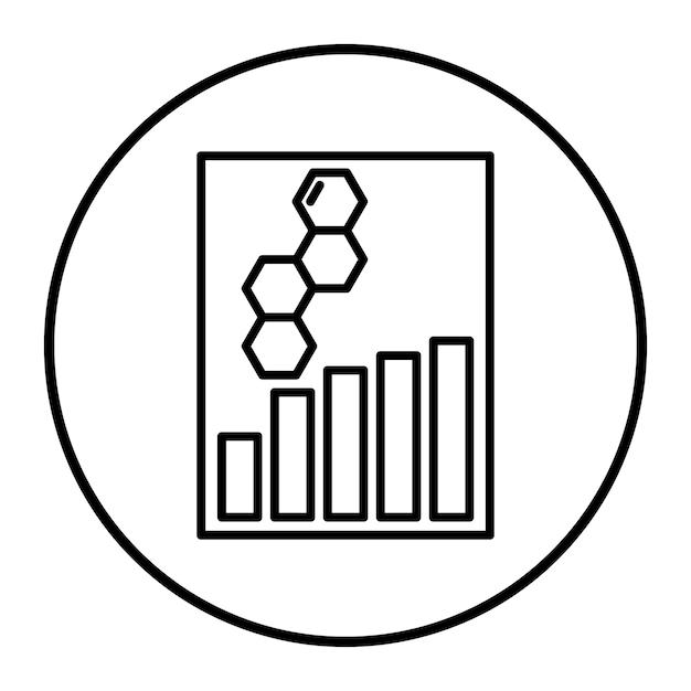 Vector ilustración del vector del diagrama de crecimiento