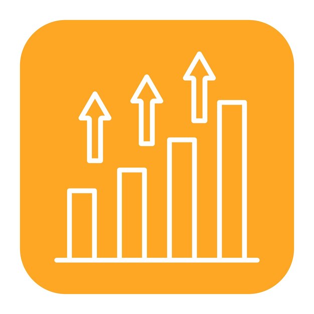 Ilustración del vector del diagrama de crecimiento