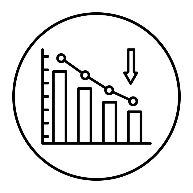 Ilustración del vector del diagrama de declinación
