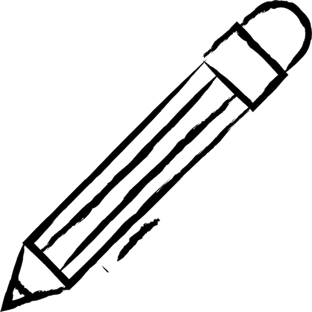 Ilustración de vector dibujado a mano lápiz