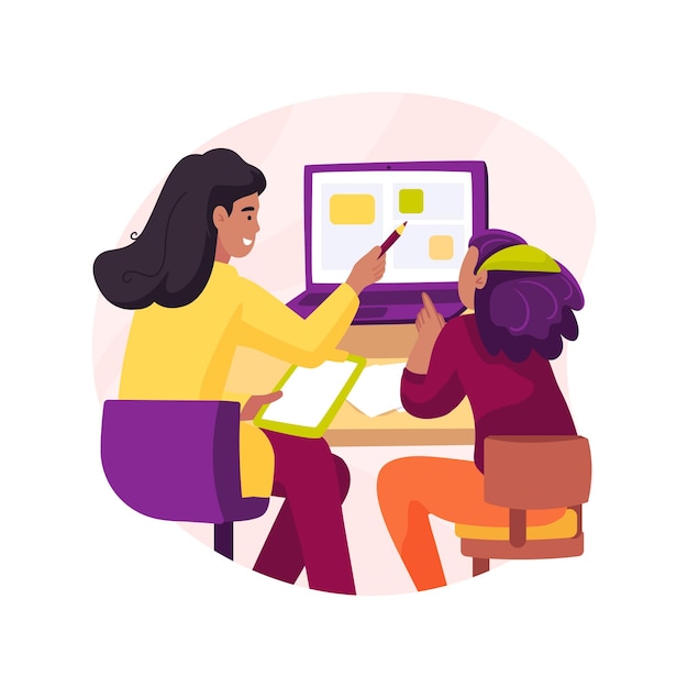 Ilustración de vector de dibujos animados aislados de mantenimiento de registros