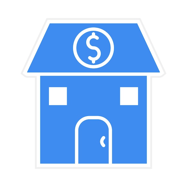 Ilustración del vector de dinero de la casa