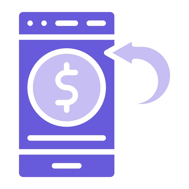 Ilustración del vector de dinero de recepción