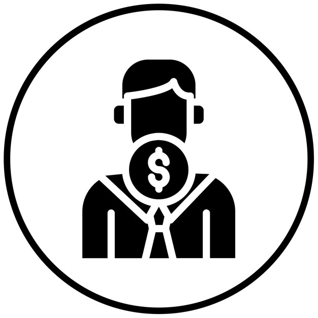 Ilustración del vector de dinero silencioso