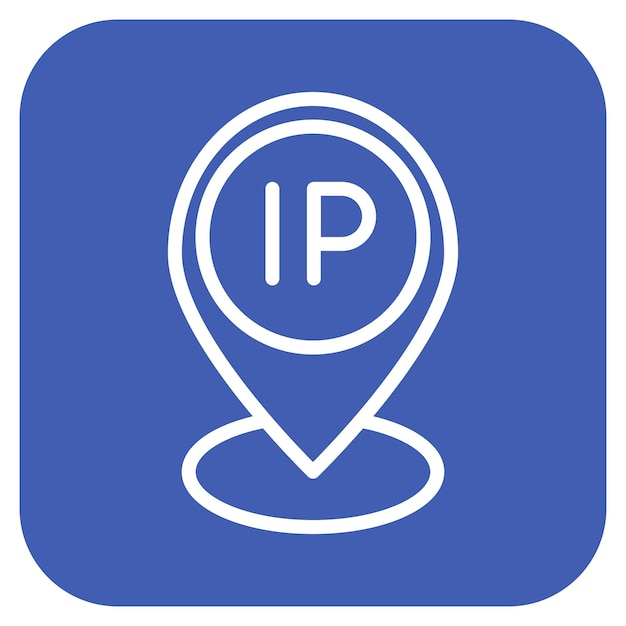 Ilustración del vector de la dirección IP