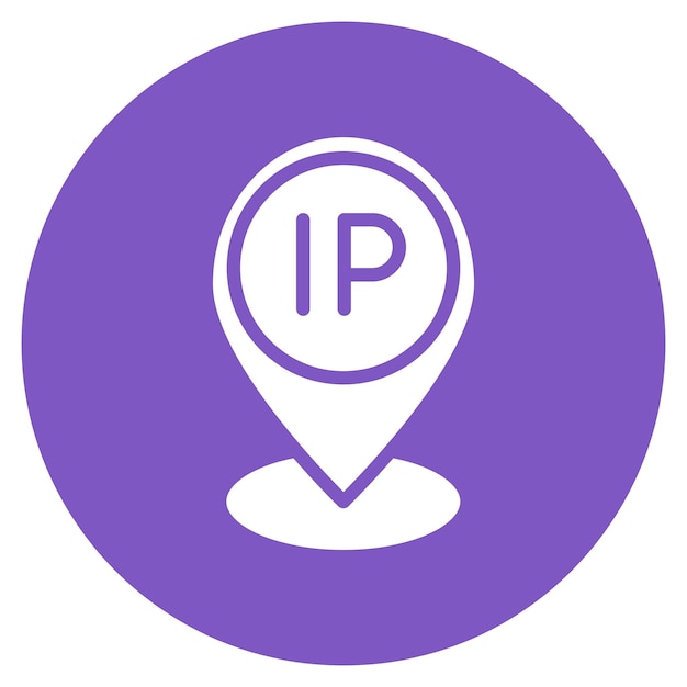 Ilustración del vector de la dirección IP
