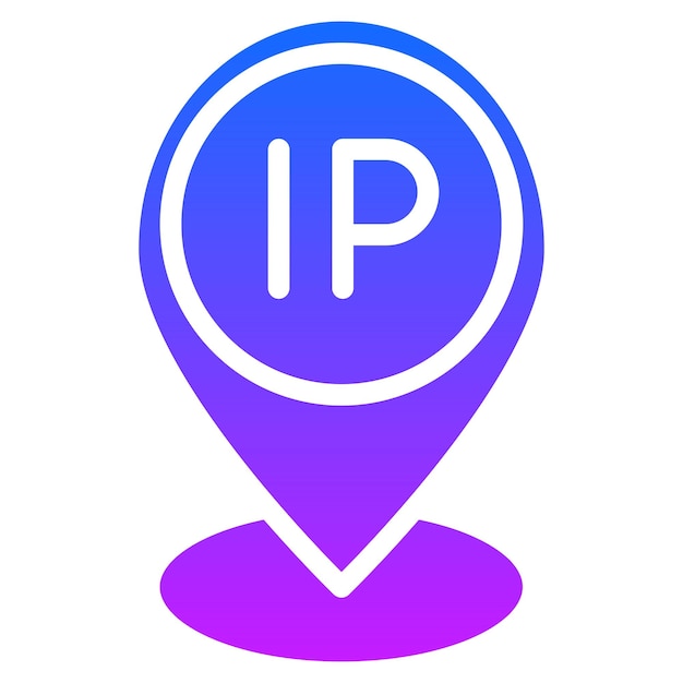 Ilustración del vector de la dirección IP