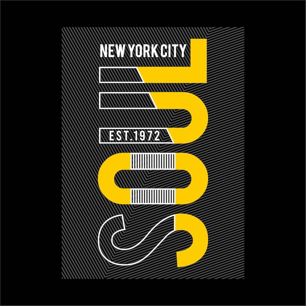 Ilustración de vector de diseño de camiseta gráfica de tipografía de alma de ciudad de nueva york