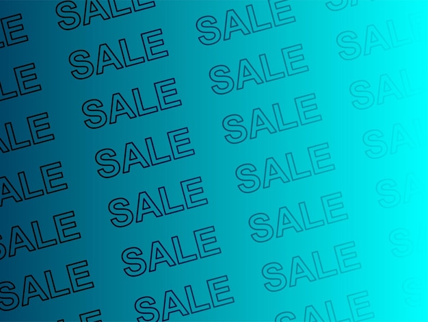 Ilustración de vector de diseño de fondo de banner de venta de color degradado
