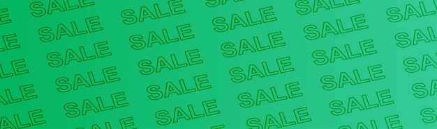 Ilustración de vector de diseño de fondo de banner de venta de color degradado