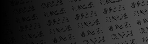 Ilustración de vector de diseño de fondo de banner de venta de color degradado