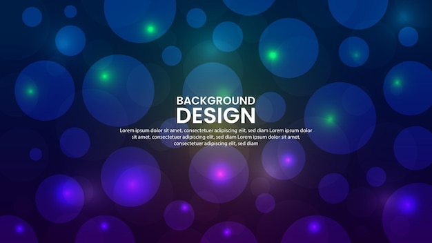 Ilustración de vector de diseño de fondo de forma colorida moderna