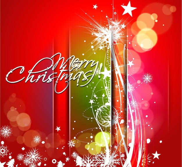 Ilustración de vector de diseño de fondo de Navidad