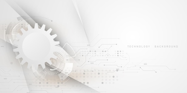 Ilustración de Vector de diseño de fondo de tecnología abstracta moderna