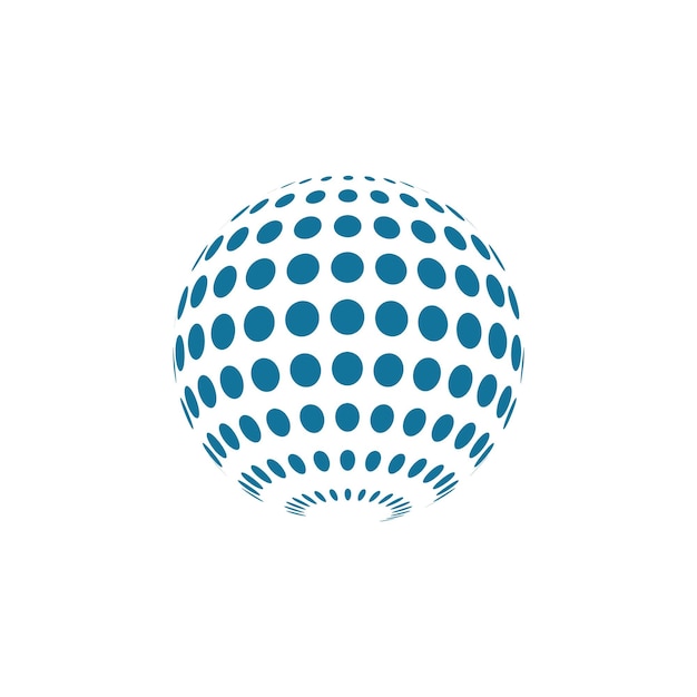 Ilustración de vector de diseño de icono global