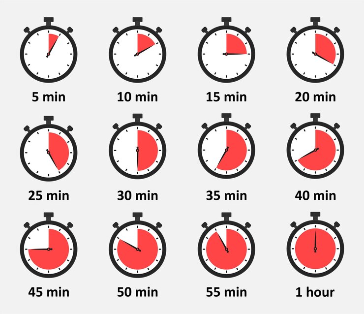 Vector ilustración de vector de diseño de icono plano de cuenta regresiva