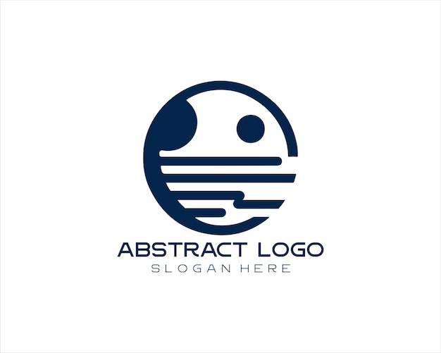 Ilustración de vector de diseño de logotipo abstracto