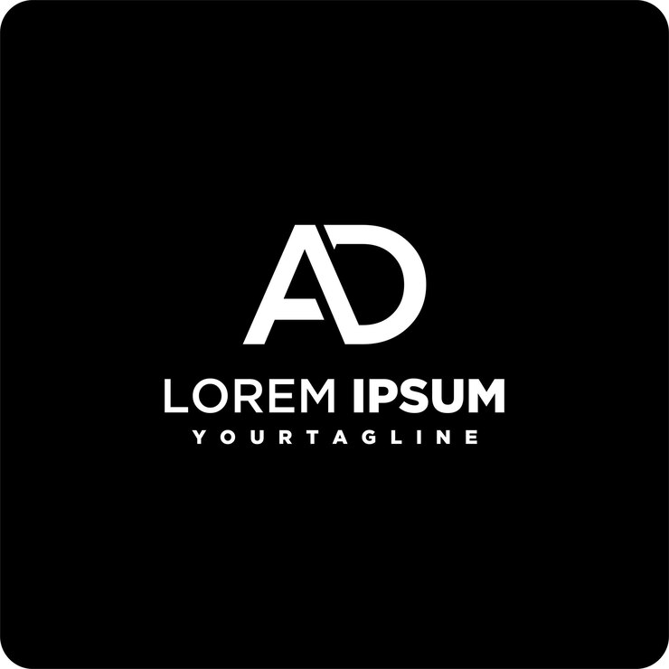 Ilustración de vector de diseño de logotipo de anuncio de carta