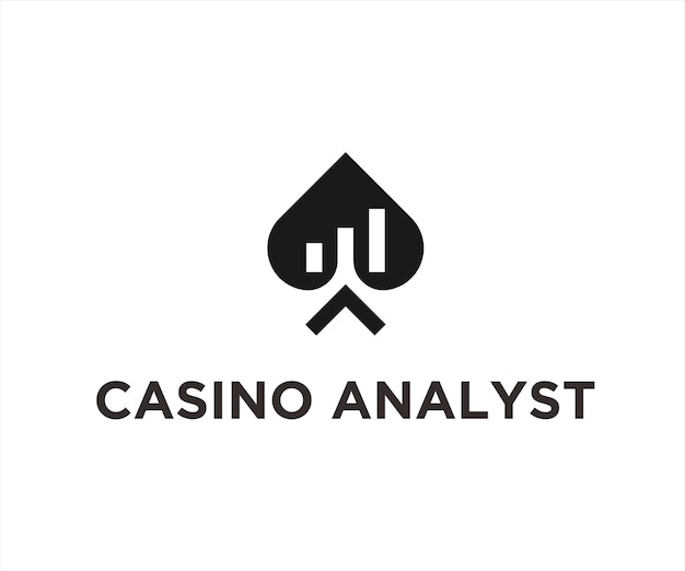 Ilustración de Vector de diseño de logotipo de Casino financiero