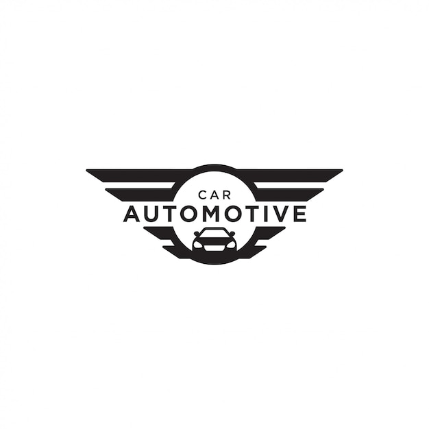 Ilustración del vector del diseño del logotipo del coche automotriz