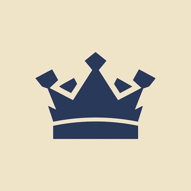 Ilustración de vector de diseño de logotipo de corona