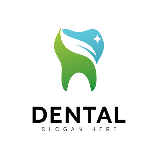 Vector ilustración de vector de diseño de logotipo dental