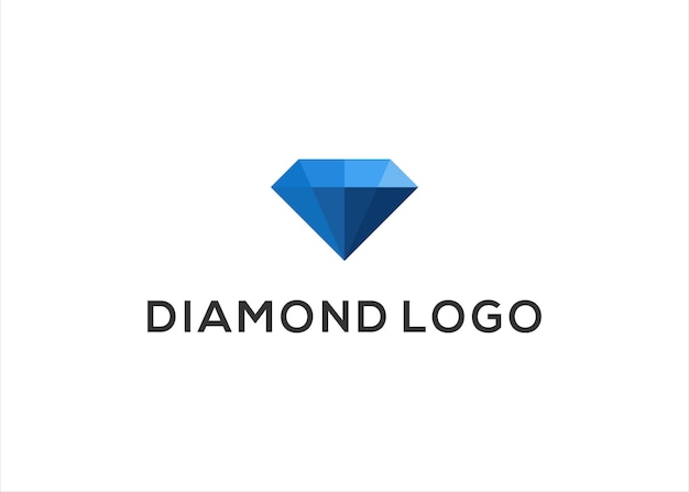 Ilustración de vector de diseño de logotipo de diamante