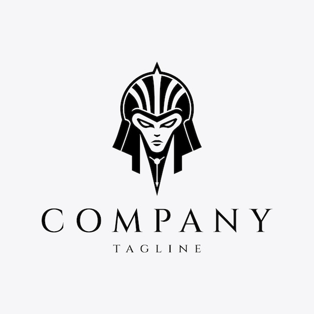 Ilustración de vector de diseño de logotipo de Dios de Egipto