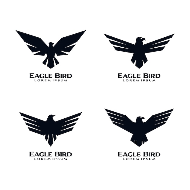 Ilustración de Vector de diseño de logotipo de Eagle