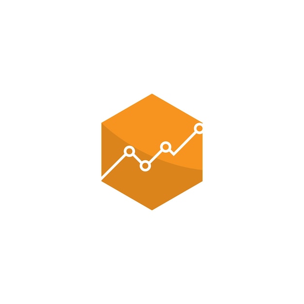 Ilustración de Vector de diseño de logotipo de finanzas