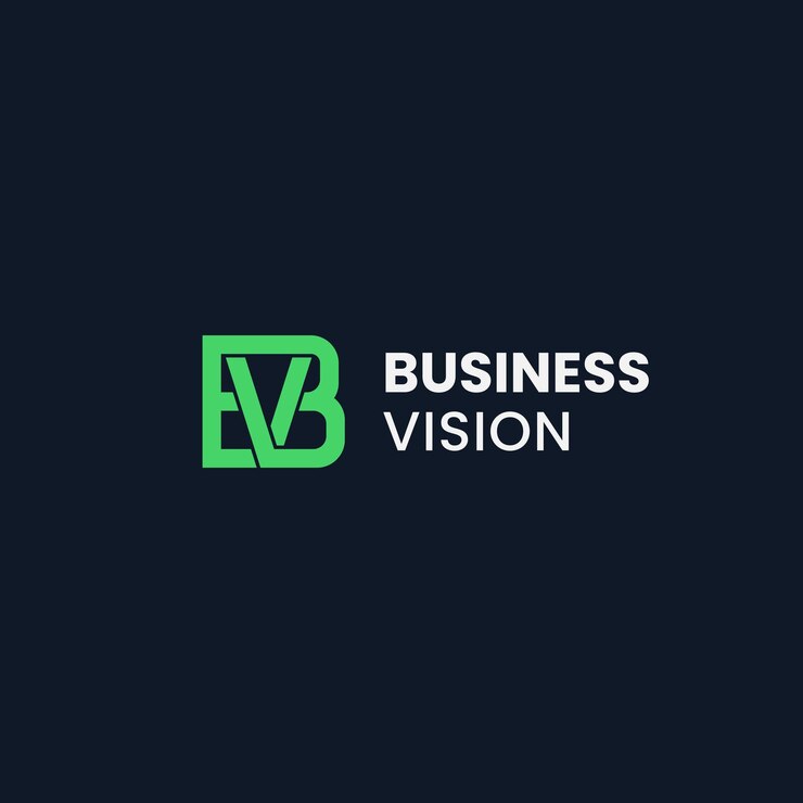 Vector ilustración de vector de diseño de logotipo mínimo moderno de letra bv o vb