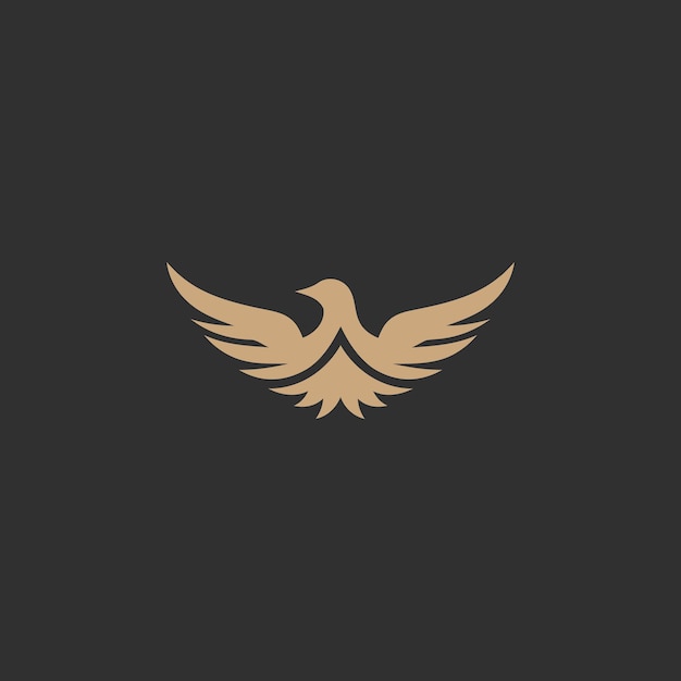 Ilustración de vector de diseño de logotipo de pájaro