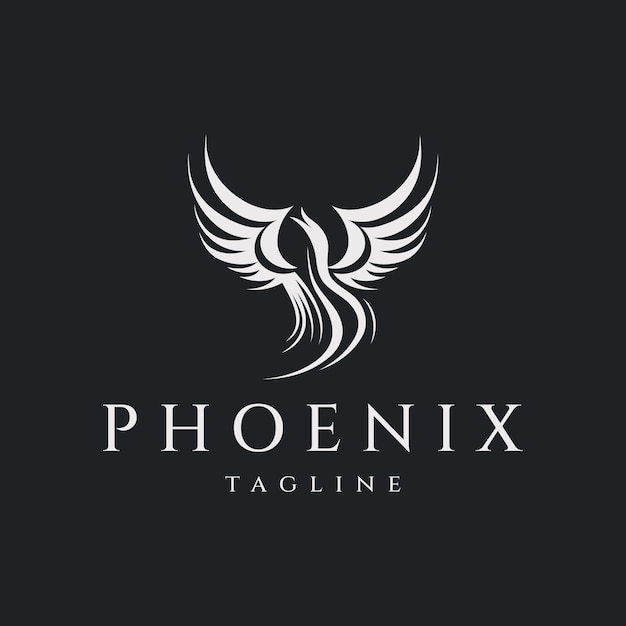 Ilustración de vector de diseño de logotipo de pájaro